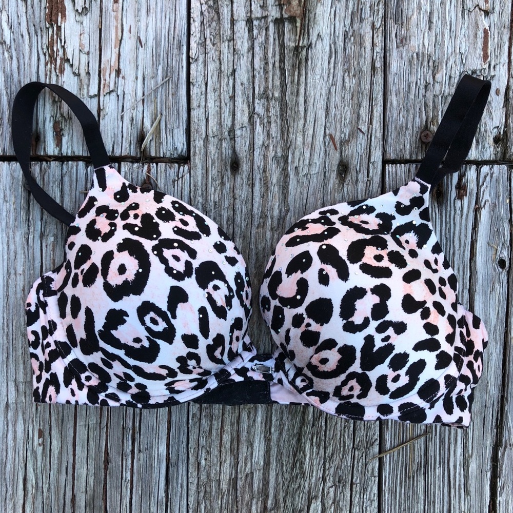 VS Plunge Cheetah Print Bra